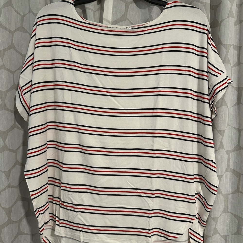 Fighting Eel Red and Blue Short Sleeve Tee